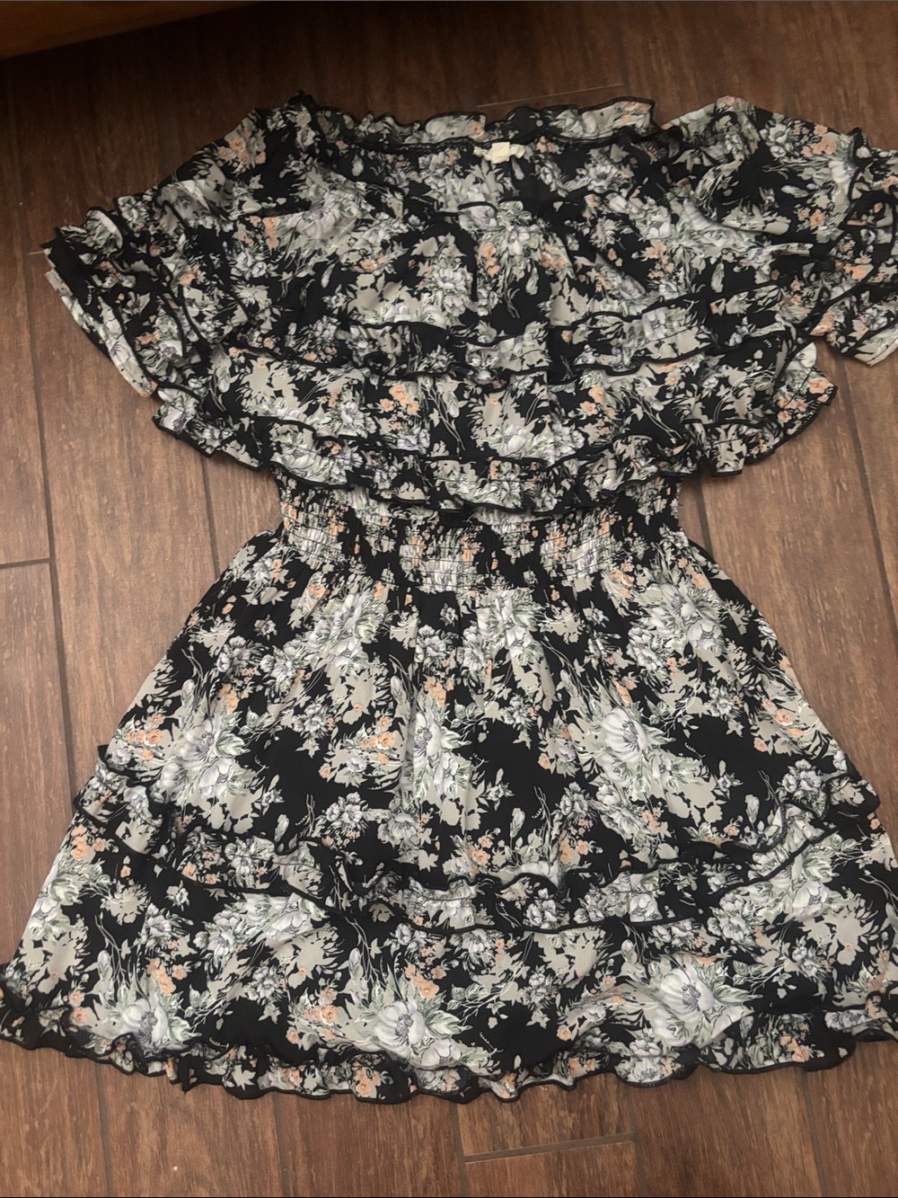 Flowy Floral Mini Dress